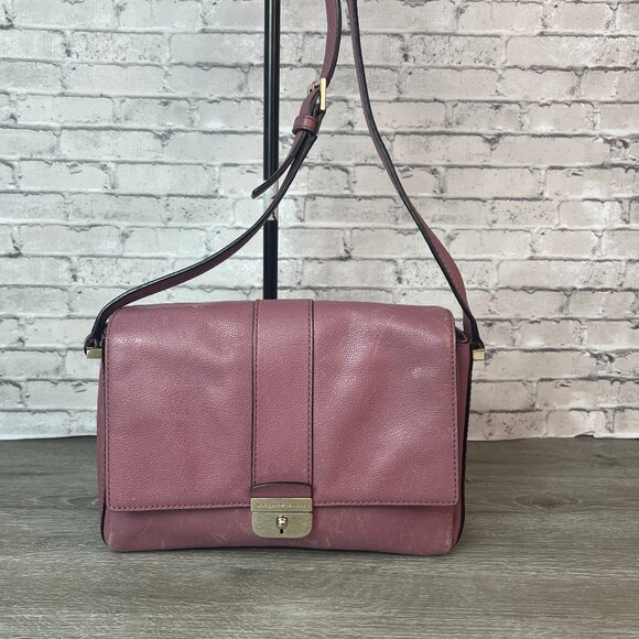 Kate Spade Raisin Milna Lovett Street Leather Crossbody Bag - Picture 1 of 8